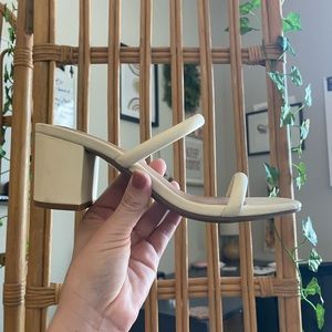 Baby Heel Square Toe Summer Sandal